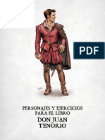 Ejercicios y Personajes Don Juan Tenorio