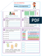 Ficha Componemos y Descomponemos Nymeros de Tres Cifras