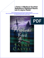 Free Download Highlander Fated A Medieval Scottish Romance Rebellious Highland Hearts Book 4 Jayne Castel Full Chapter PDF