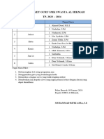 Daftar Piket Guru SMK Swasta Al Hikmah