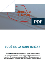 Enfoque de Auditoría