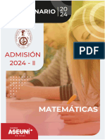 Solucionario Simulacro 1 Anua UNI - Matemáticas