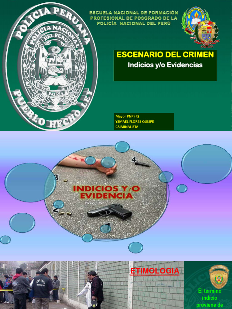 Indicios y Evidencias | PDF