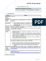Gestión Del Aprendizaje: Encias - Apa PDF