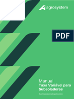 Manual - Taxa Variável para Subsoladores