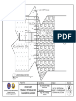 Proposed Seawall Design Along Aguadahan, Laoang 9 12: Longitudinal Section