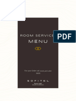 Room Service: For Your Order Call 6600