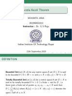 Arzela-Ascoli Theorem