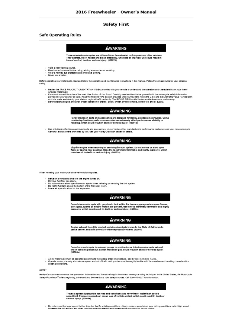 HARLEY DAVIDSON OWNERS MANUAL PDF FREE DOWNLOAD visual data 7