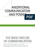 Organizational Communication and Power