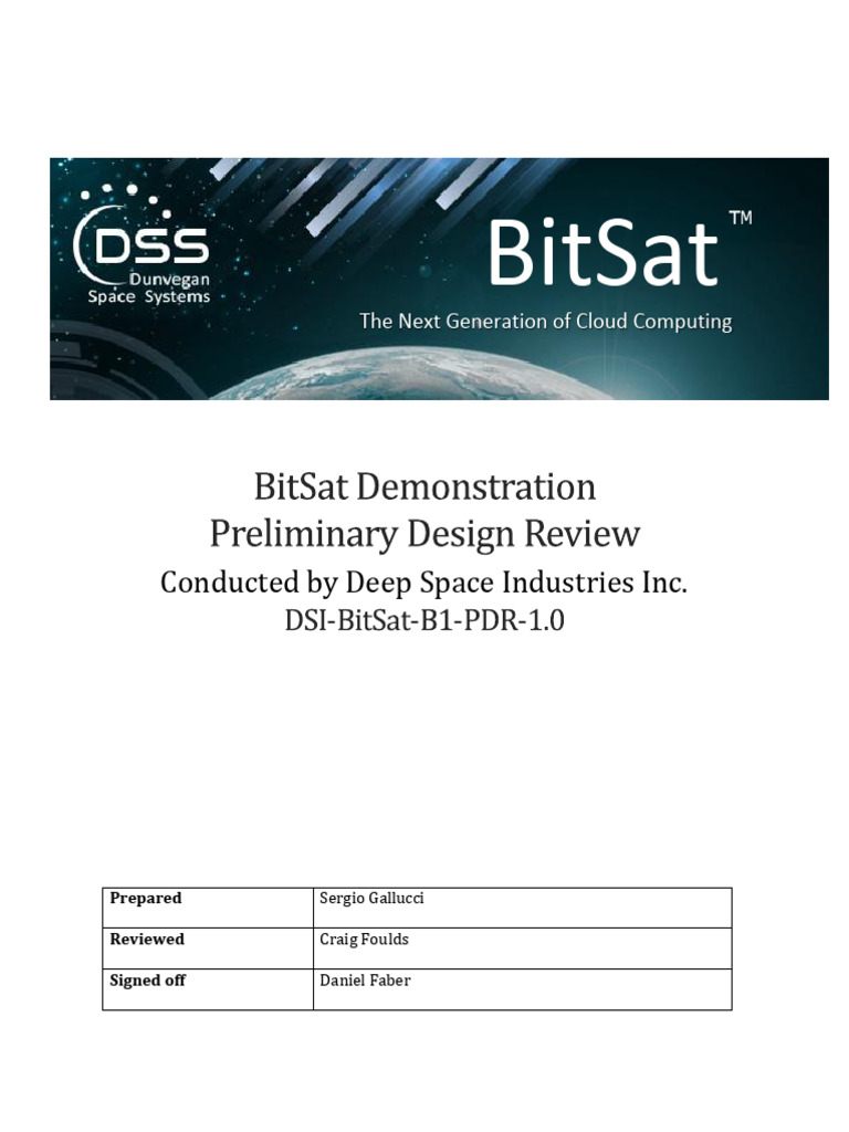 Bitsat Pdr Pdfdrive Pdf Satellite Spacecraft
