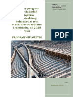 Załącznik NR 16 - Rządowy Program Wsparcia Zadań Zarządców Infrastruktury Kolejowej, W Tym W Zakresie Utrzymania I Remontów, Do 2028 Roku