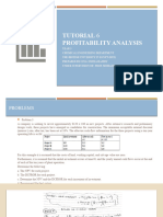 Sheet 6 Part (2) - Profitability Analysis