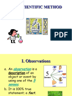 Unit 1 The Scientific Method