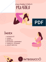 Brown Pink Illustration Yoga Tips Presentation