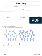 Year 3 Maths Fractions Baseline Assessment (Year 3) Full Colour - M2WAE3880