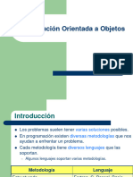 Programación Orientada A Objetos