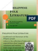 Philippine Folk Literature
