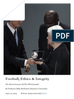 The Critique - Football, Ethics & Integrity