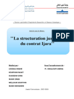 La Structuration Juridique Du Contrat Ijara