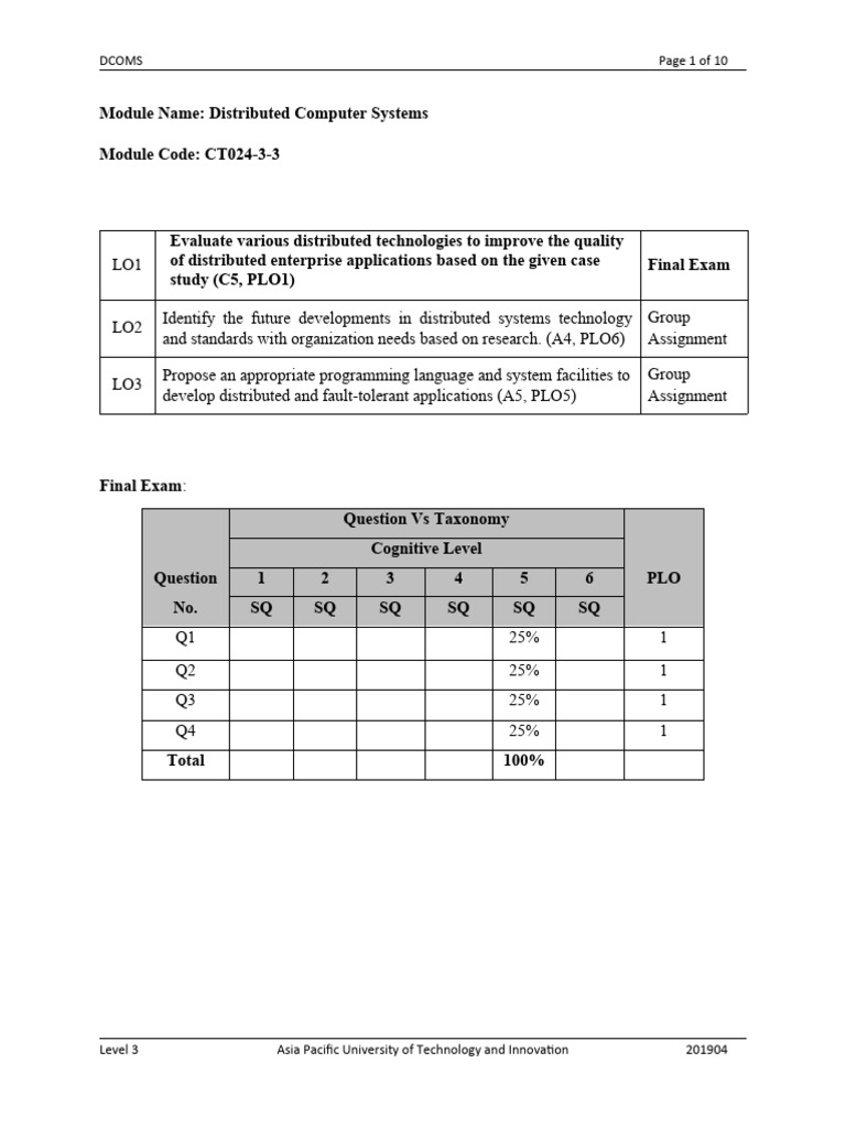 Distributed Computer Systems Overview | PDF | Computer Security | Security