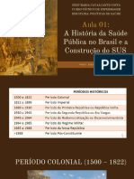 A História Da Saúde Pública No Brasil e A Construção Do SUS