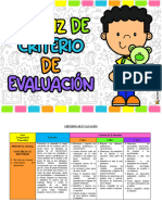 Matriz de Criterio de Evaluación