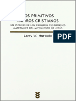 Hurtado, L. W. - Los Primitivos Papiros Cristianos (Ocr) (2010)