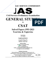 Ias Solved Papers General Studies & Csat 2024 English Medium