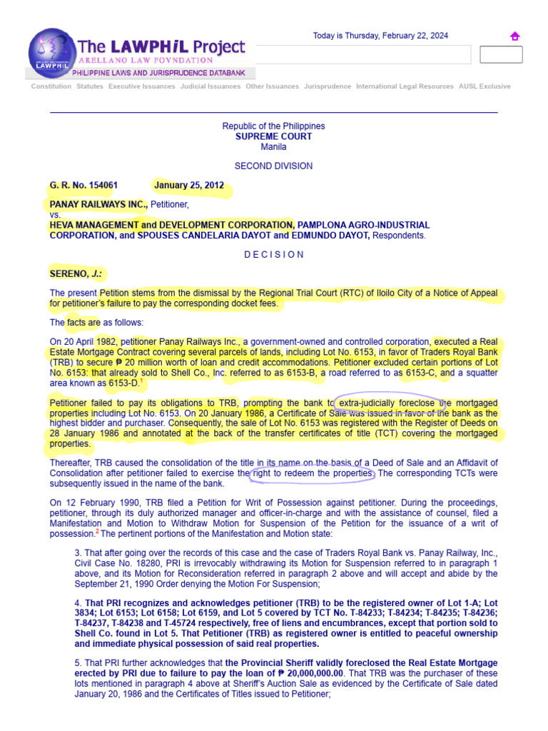 G r no 154061 pdf appeal foreclosure