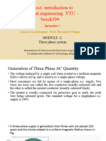 Generation of Three Phase AC Quantity