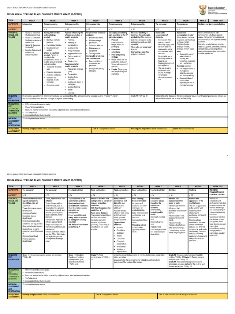 1.350 ATP 2023-24 GR 12 Con Stu Final | Download Free PDF | Marketing ...