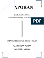 Laporan Hasil Karya Dan Prestasi Terkait Keterampilan Berkomunikasi