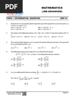 14 Differential Equation