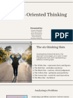 Solution-Oriented Thinking Solution-Oriented Thinking: Presented by