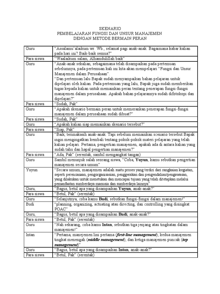 00Skenario Pembelajaran Dg Bermain Peran17 Sep 2011