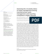 Assessing The Circularity Status of Waste Manageme