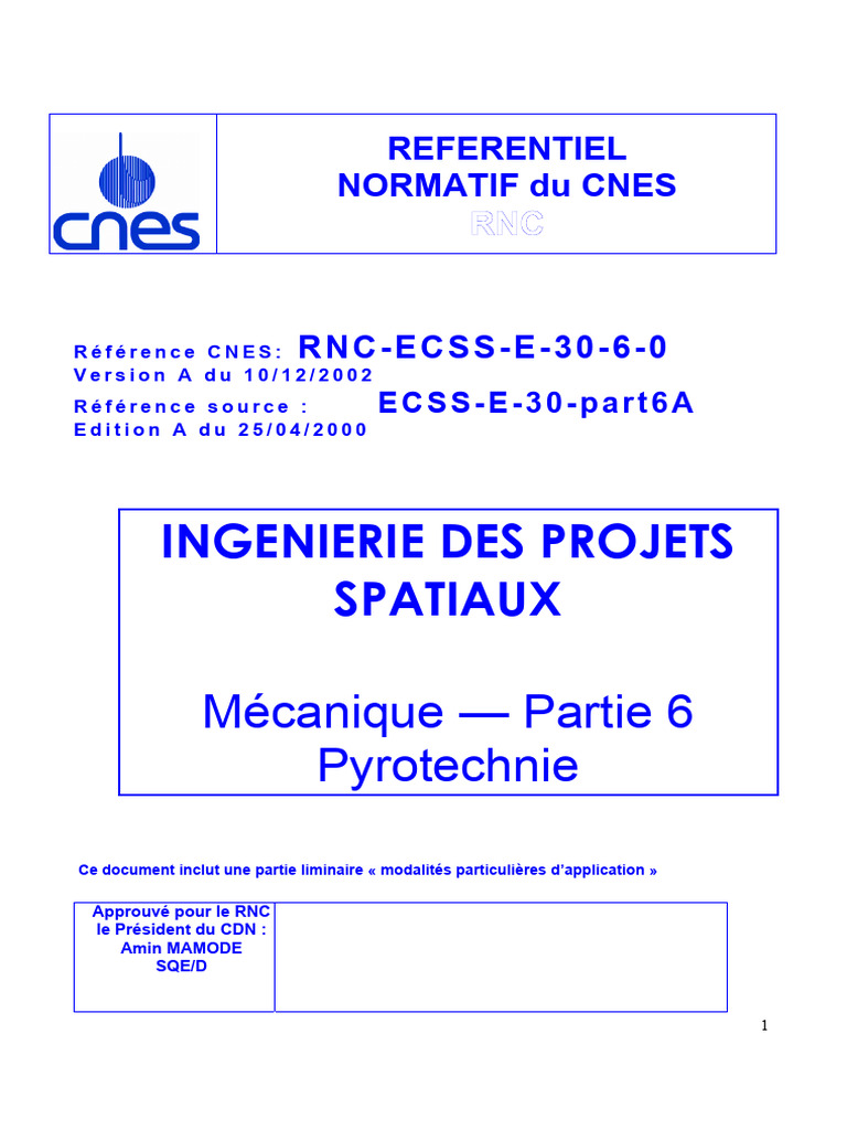 RNC Ecss e 30 6 0 F A | PDF | Compatibilité électromagnétique ...
