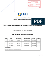 Abastecimiento de Combustible D2 en Campo (03 Juegos)