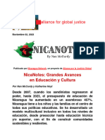 Grandes Avances en Educacion y Cultura