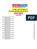 Ias Exam Portal Upsc (Pre) Csat Papers 2012-2023