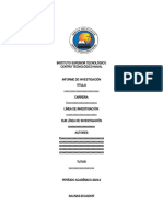 Estructura Del Informe de Investigación