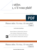 Phrases Utiles-Un Visa Sil Vous Plaît - U1