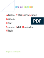 5/2/2024 Lumno: Ahir Ierra Uñoz Rado:6 Dad:11 Aestra: Dith Ernández Lguín