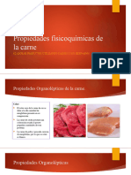 Propiedades Fisicoquímicas de La Carne y Modificaciones