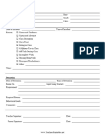 Full-Page Detention Form