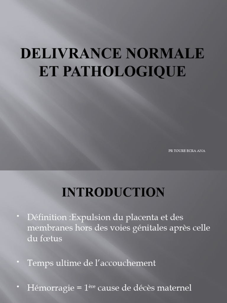 Modes de Délivrance : Baudelocque et Duncan | PDF | Accouchement | Sang