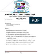 EXAM6 - MS Access