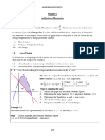 Chapterapplicationofintegration 28areaandvolume 29