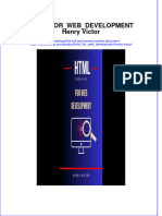 Free Download HTML - For - Web - Development Henry Victor Full Chapter PDF